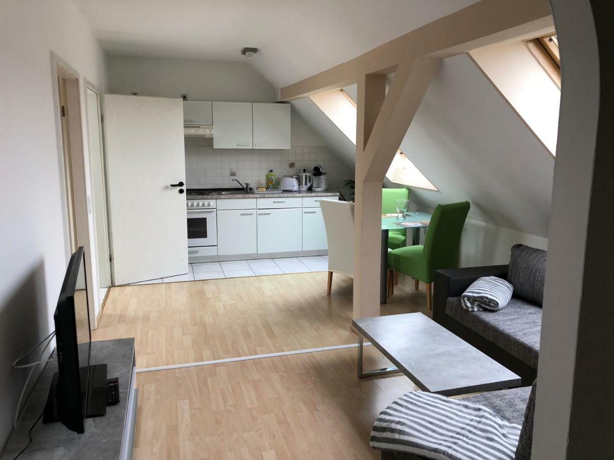 לייפציג Kuschelige Dachgeschosswohnung Am Clarapark מראה חיצוני תמונה